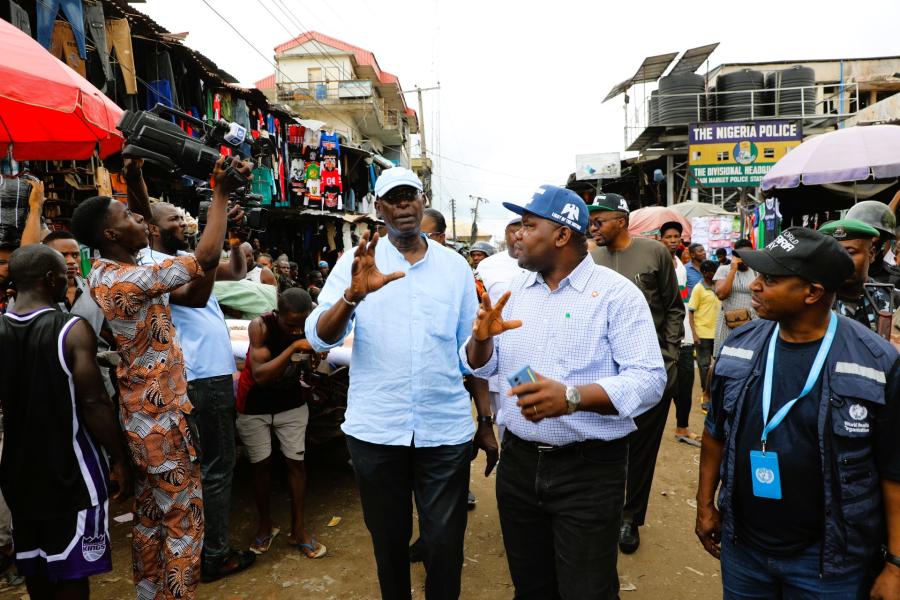 Resident Coordinator at Onitsha market