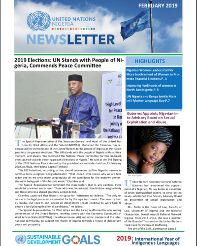 UN Nigeria Newsletter - Feb 2019