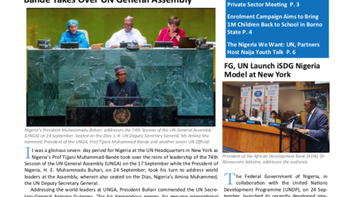 UN Nigeria Newsletter - Sept 2019