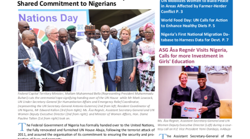 UN Nigeria Newsletter - October 2019